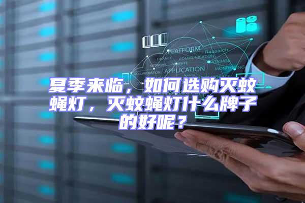 夏季來臨,如何選購滅蚊蠅燈,滅蚊蠅燈什么牌子的好呢?