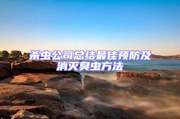 殺蟲(chóng)公司總結(jié)最佳預(yù)防及消滅臭蟲(chóng)方法