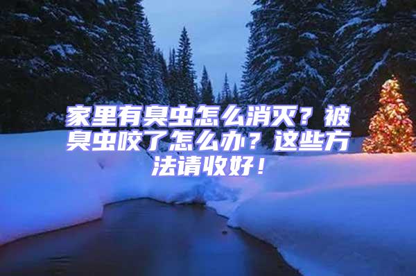 家里有臭蟲怎么消滅？被臭蟲咬了怎么辦？這些方法請收好！