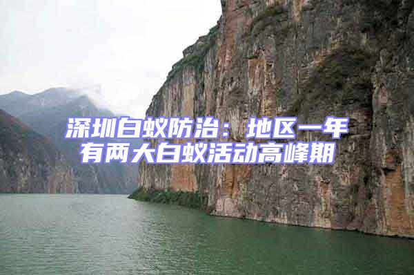 深圳白蟻防治:地區一年有兩大白蟻活動高峰期