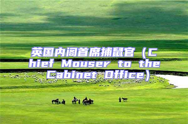 英國內閣首席捕鼠官(Chief Mouser to the Cabinet Office)