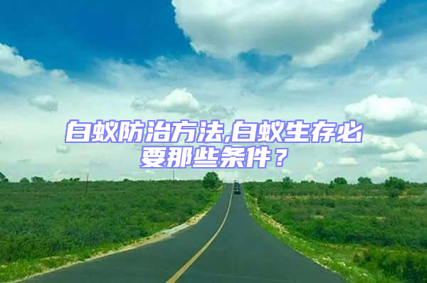白蟻防治方法,白蟻生存必要那些條件?