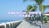 深圳白蟻公司，白蟻防治十大誤區(qū)