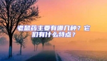 老鼠藥主要有哪幾種？它們有什么特點？