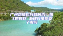 廣州荔灣區(qū)白蟻防治：紛飛的白蟻 處理方法你要了解嗎