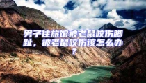 男子住旅館被老鼠咬傷腳趾，被老鼠咬傷該怎么辦？